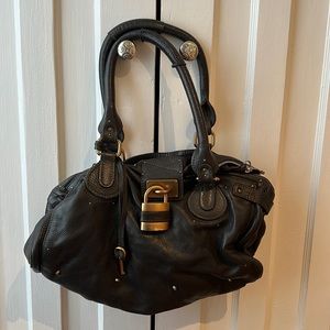 Chloe Black Paddington Leather Purse